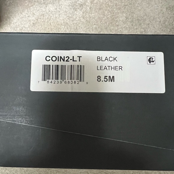 Eileen Fisher Black Leather Combat Boots - Picture 10 of 12